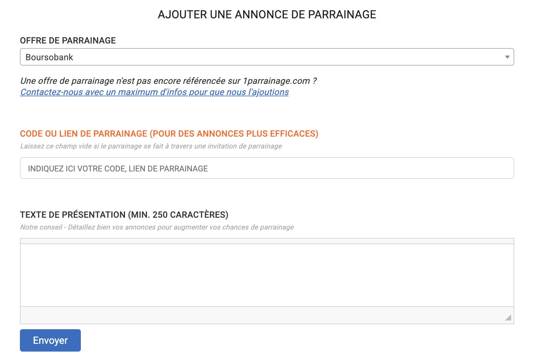 Compte premium