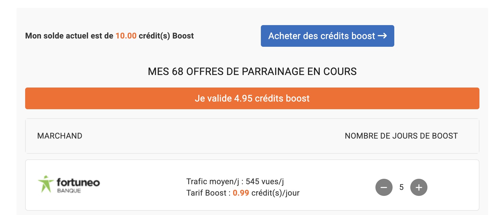 Booster une annonce