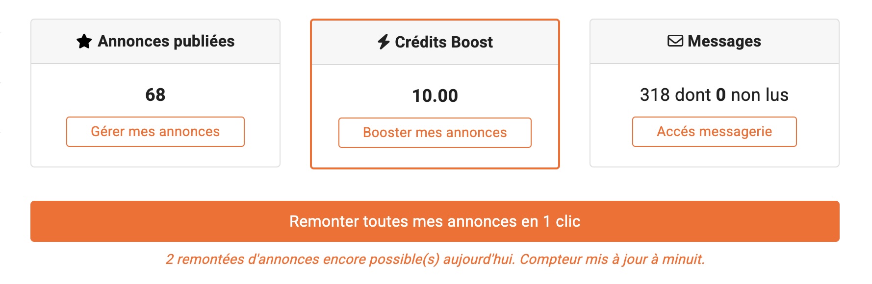 Compte premium