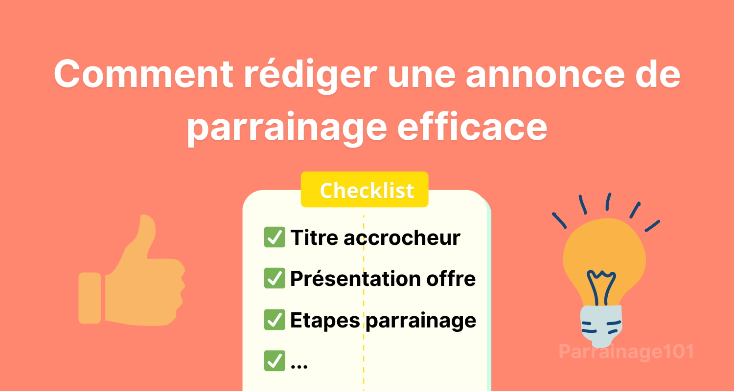 Cover Image for Comment rédiger une annonce de parrainage efficace